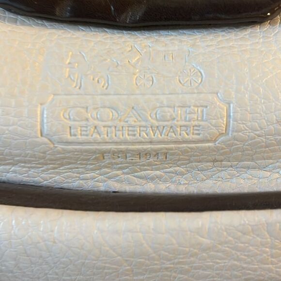 Coach Crick Bag ivory and chocolate - Picture 3 of 10